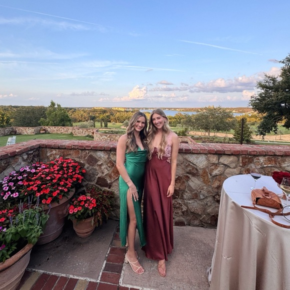 Free People Pink and Rust Maxi Dress - Picture 4 of 4